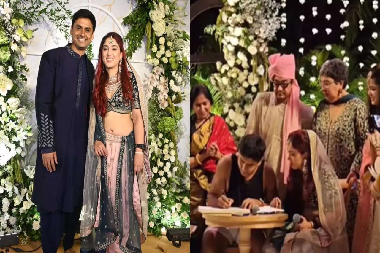 In the latest news in Bollywood, Super Star Amir’s Khan Daughter Ira Khan Started New Chapter in her life marrying with her long time Beau “Nupur Shikhare”