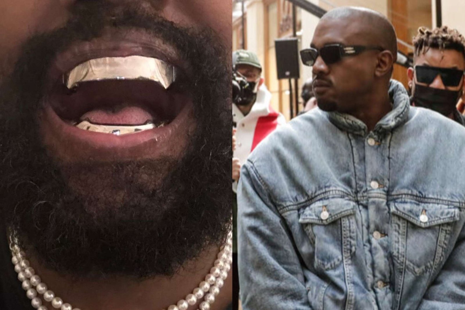 Kanye West's Titanium Teeth Spell the End of Kissing for Bianca